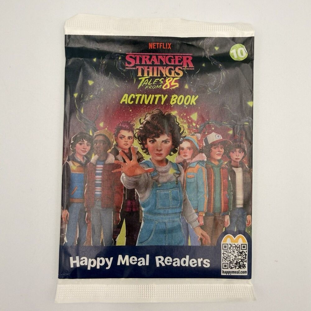 McDonald's 2026 Stranger Things Tales From 85' Activity Book Sealed #10